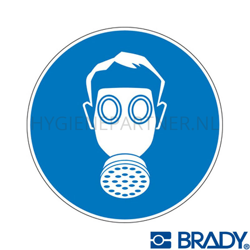 SB051103 Sticker ademhalingsbescherming verplicht PIC 253